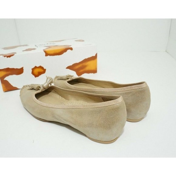 Donald J Pliner Becan Women's Slip On Flats Oxfords Beige Leather US 7 M $225 - Picture 9 of 10